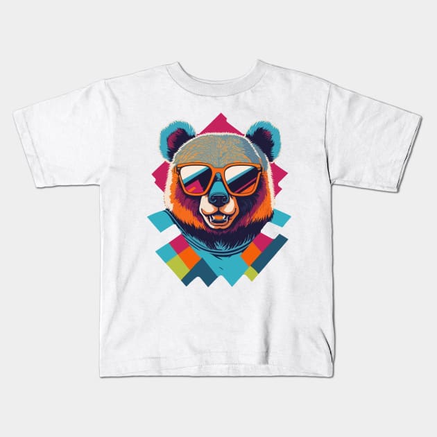 Let's have a Bear Kids T-Shirt by Pixel Vagabond